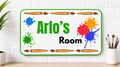 Bedroom Door Sign - Art
