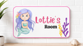 Bedroom Door Sign - Mermaid