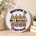 Classroom Door Sign - Pencils