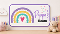 Bedroom Door Sign - Rainbow